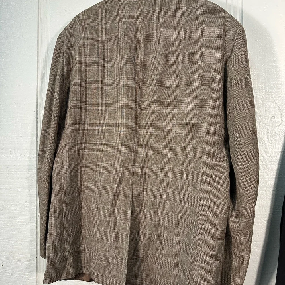John L. Blair Personal Choice Brown Men’s Sport Coat No SZ See  Measurements EUC